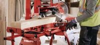 SM 60-22 Cordless miter saw Dual-bevel sliding compound miter saw with a cross cut capacity up to 100x355mm│4”x 13-3/4 (Nuron battery platform) Applications 4