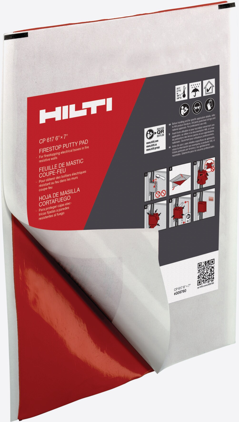 Hilti putty pad