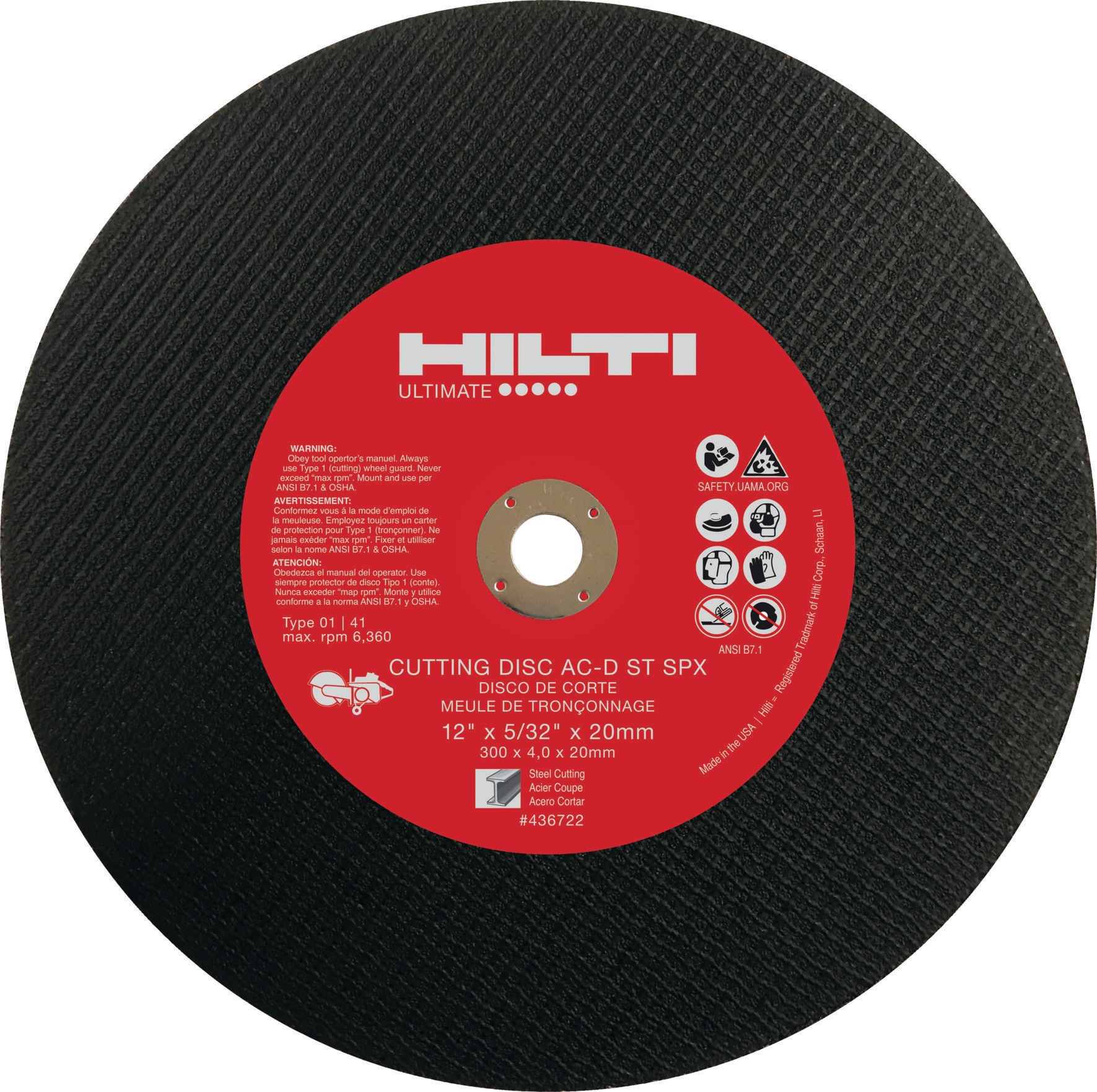 AC-D GS Steel cutting disc - Abrasives - Hilti Canada